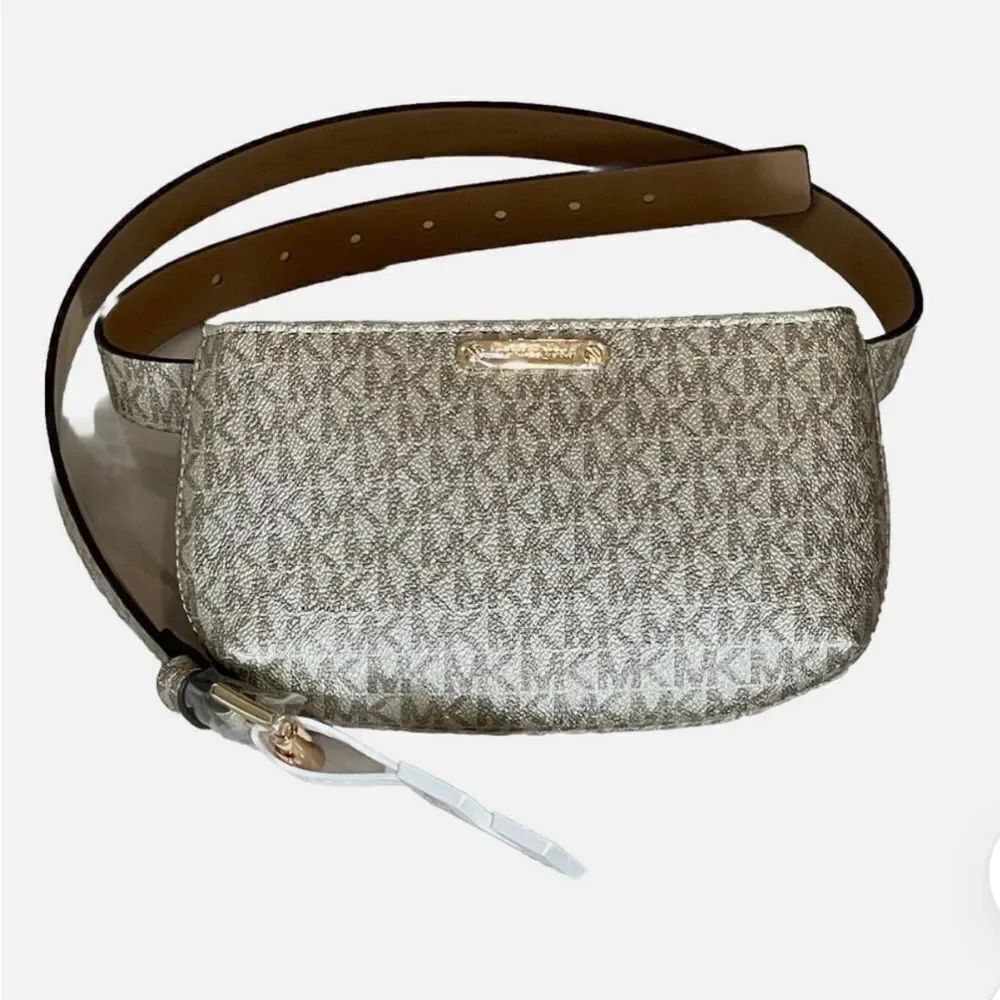 Michael Kors Cambodia Metallic Gold Belt Bag